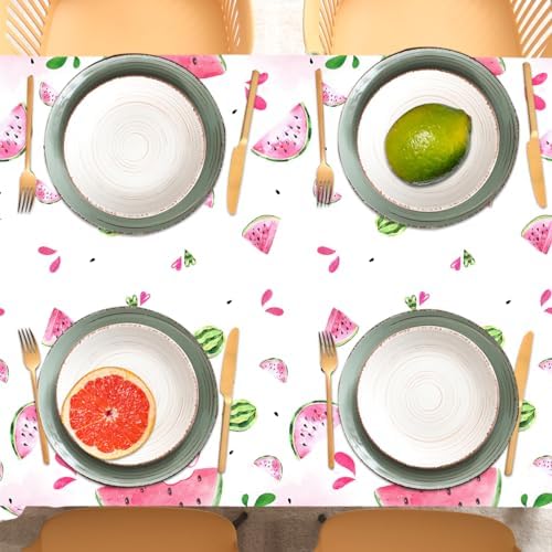 Watermelon Party Tablecloths 3 Pack Summer Birthday Decor