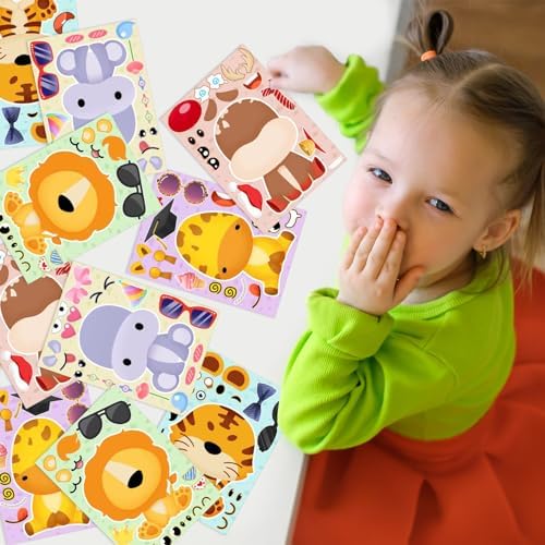 Jungle Safari Party Favors Set 92 PCS for Kids Birthday Gifts