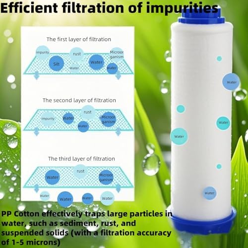 Drivse Handheld Showerhead Filter with Ion Drops
