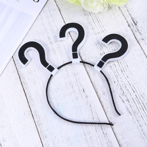 STOBOK Question Mark Headband Party Hat
