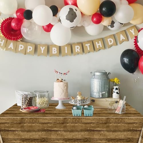 4 Pack Western Tablecloths 54x87 Inch Party Decor