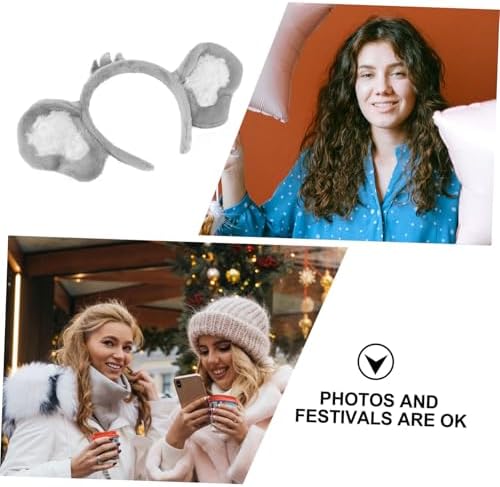 Toyvian Cute Ears Headband Hair Hoop for Parties Festivals Costumes