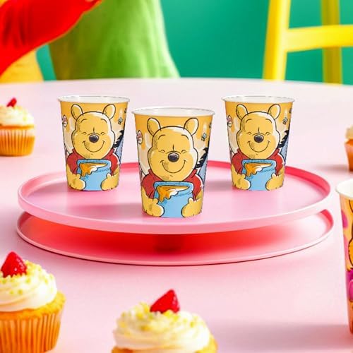 Unique Disney Winnie the Pooh Multicolored Stadium Cup 16 oz