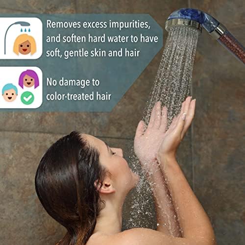 Slick High Pressure Shower Head Filter for Hard Water 1