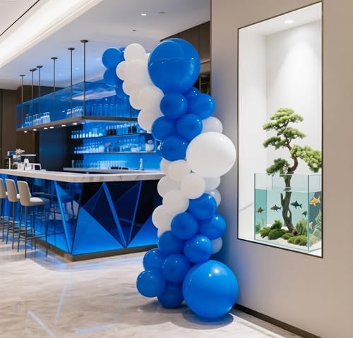 Royal Blue Balloons 145pcs Arch Kit Garland Decorations