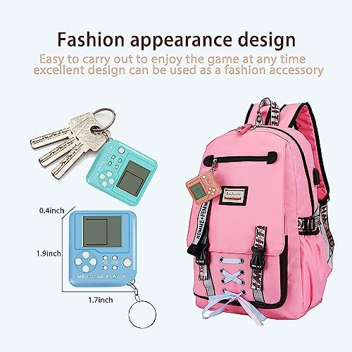 DJMUMU 12Pcs Video Game Birthday Party Favors Keychains for Kids