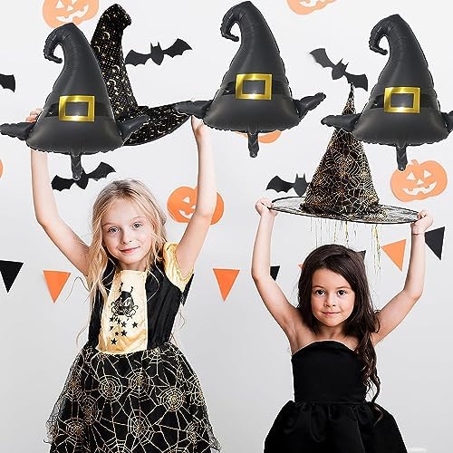 Witch Hat Foil Balloons 6PCS 30 Inch Halloween Decorations