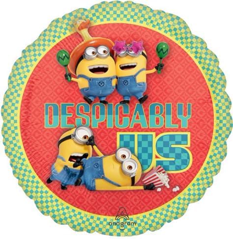 Anagram Despicable Me 3rd Birthday Balloon Decor