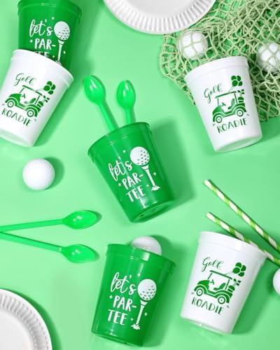 Nefelibata 12Pcs Golf Party Cups Reusable 16oz Drinking Cups
