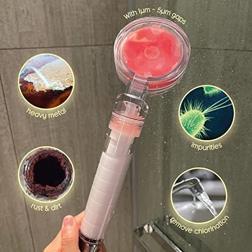 Vitamin C Handheld Shower Head with Sediment Filter