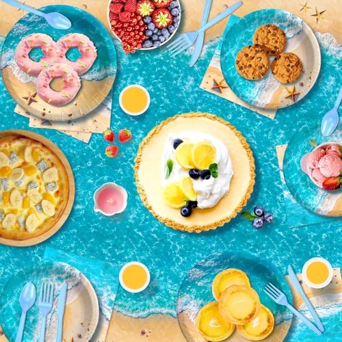 Maudundon Beach Party Tableware Set for 25 Guests