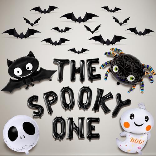KatchOn Spooky One Balloons Set 28 Pack Halloween Decorations