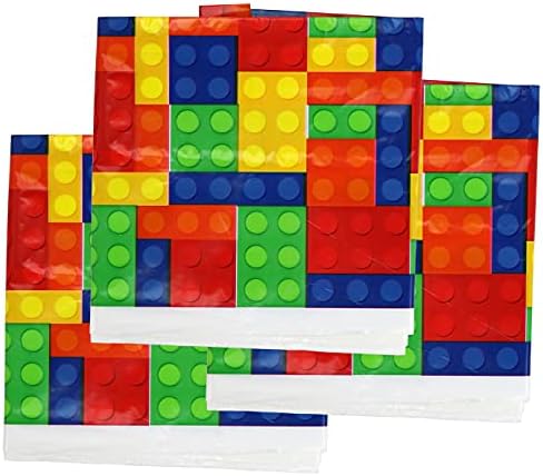 Iconikal 3-Pack Block Party Tablecloths 54x84 Inch