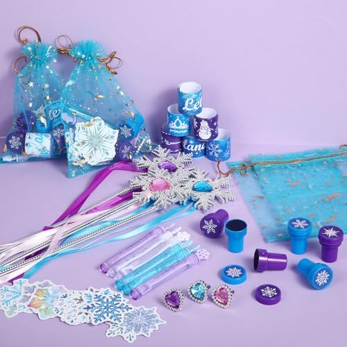 Vanblue Frozen Party Favors 122Pcs Set