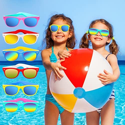 48 Pieces Summer Sunglasses and Beach Balls Party Favors