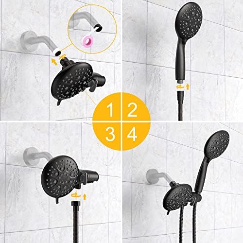SunCleanse 3-Way Shower Head Combo with 35 Settings
