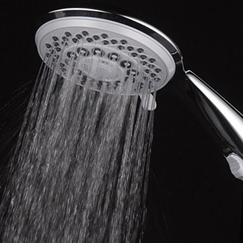 Hotel Spa 7-Setting Handheld Shower Head with Chrome Finish