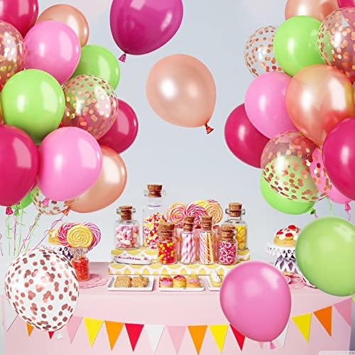 Paready Tropical Party Balloons Set 60 Pcs 12 Inch