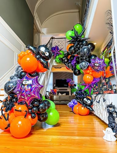 Halloween Balloons Garland Arch Kit with 126pcs DIY Decor
