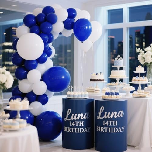 Royal Blue Balloon Arch Kit with 145pcs Balloons