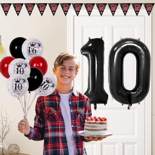 10th Birthday Decorations for Boys and Girls