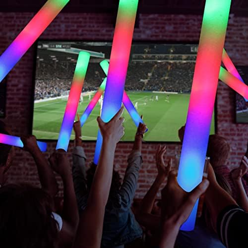 210 PCS LED Foam Glow Sticks with 3 Modes