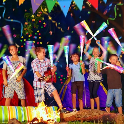 120PCS Glow Fiber Optic Sticks LED Light Wands