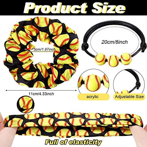 Jexine 48 Pcs Softball Party Favor Set