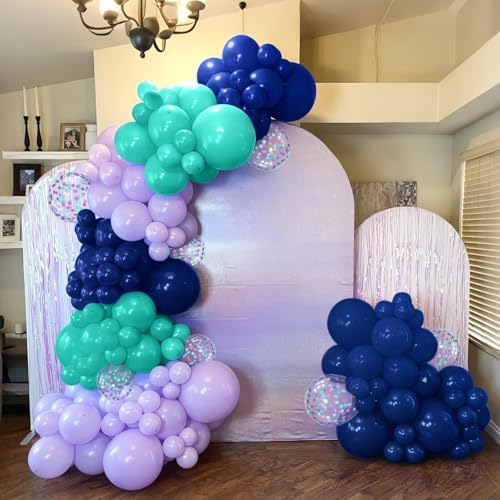 Purple and Blue Balloons 60pcs 12 Inch Party Decor