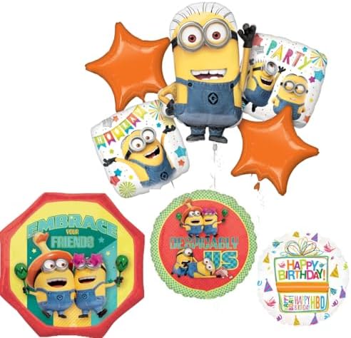 Anagram Despicable Me Minions Balloon Bouquet 8 Pack