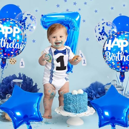 7 Balloon Number Set for Birthday Party Decorations