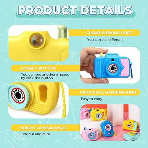 Hungdao 48 Pcs Kids Camera Toy Set for Boys Girls Back to School Gifts