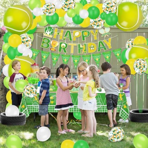Tennis Themed Party Decor Set for 20 Guests
