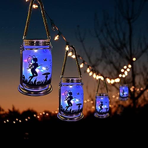 4 Pack Solar Fairy Lantern for Garden Decor