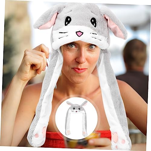NUOBESTY Plush Hamster Ears Cap for Parties and Role Play
