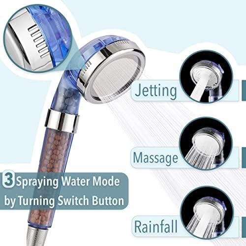 Slick High Pressure Shower Head Filter for Hard Water 1