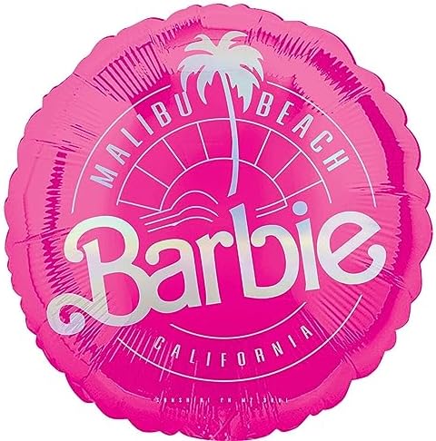 Barbie Birthday Foil Balloon Decorations Set