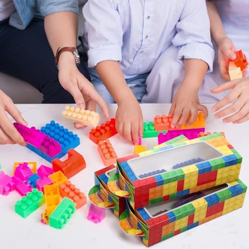 12 Piece Building Block Party Favor Set with Sunglasses and Gift Boxes