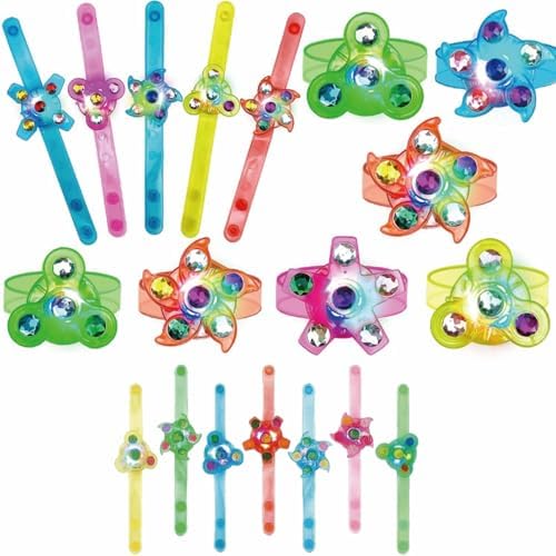 LED Light Up Bracelet for Kids Party Favors 10 Pack