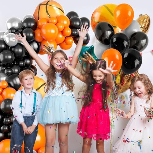 Basketball Balloon Arch Kit for Sports Themed Party