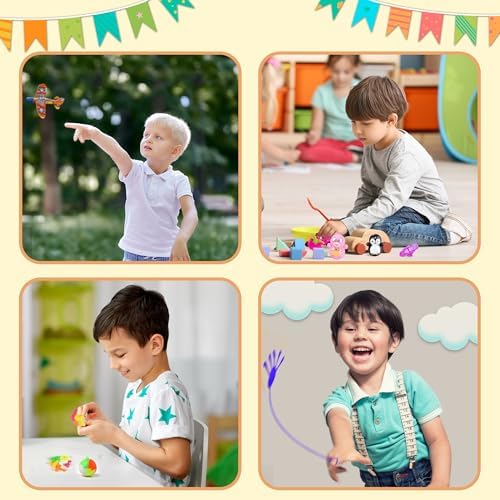 Tazimi 100PCS Party Favors Toy Assortment Goodie Bags