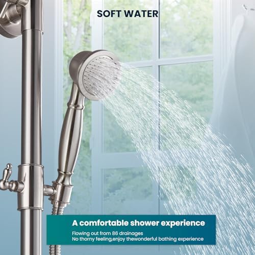 Gotonovo Handheld Shower Head with High Pressure and Removable Design