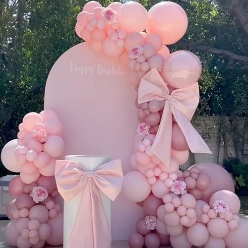 Light Pink Balloons Arch Garland 103pcs Pastel Balloon Decor Kit