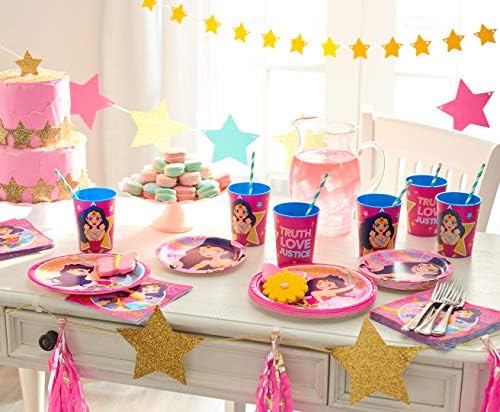 American Greetings Wonder Woman Plastic Cups 8-Pack