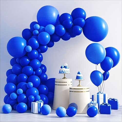 Royal Blue Balloon Arch Kit with 145pcs Balloons