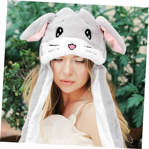 NUOBESTY Plush Hamster Ears Cap for Parties and Role Play