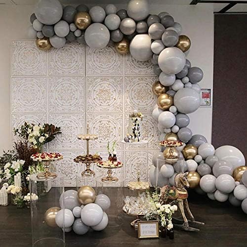 KALOR 100 Pcs 5 Inch Mini Matte Latex Balloons for Birthday Wedding Decorations