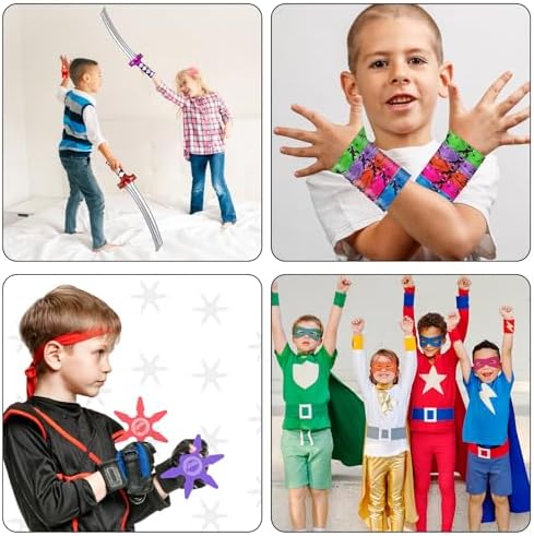 ZOIIWA 72Pcs Karate Party Favor Set for Kids Birthday Supplies