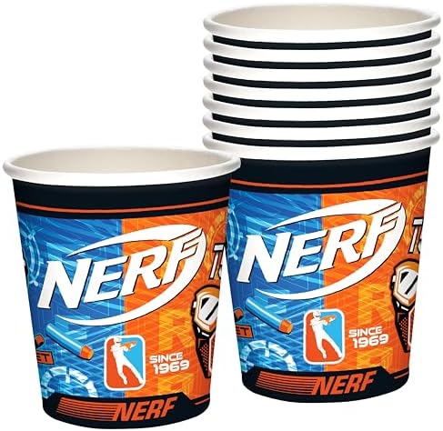 Treasures Gifted Nerf Party Cups 9oz 24 Count