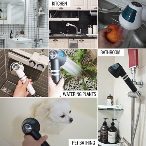 POSEION BT100 MS Filtered Shower Head Handheld High Pressure Ultrafine Stream Spa-Like Comfort